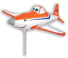 Фольгированный шар Flexmetal Мини фигура самолёт Дасти