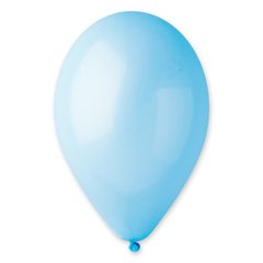 Латексный шар Gemar 5 дм Пастель Голубой Матовый (Baby Blue) #72 (100 шт)