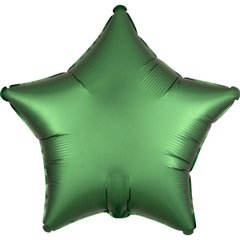 Фольгована кулька Anagram 18" Зірка сатин Зелена
