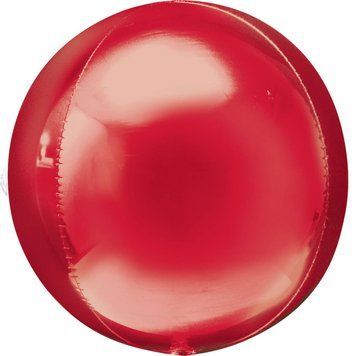 Фольгированный Шарик 16&rdquo; Сфера красная (Anagram)