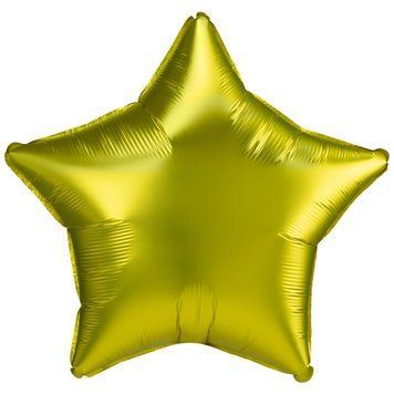 Фольгована кулька Anagram 18" Зірка сатин Lemon