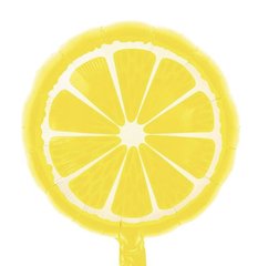 Фольгированный шар 18″ круг лимон Китай