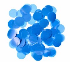 Конфетті Кружочки 23 мм Синій (100 г)