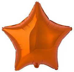 Фольгированный шар Flexmetal 18″ Звезда Оранжевый