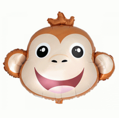Фольгована кулька Flexmetal Міні фігура Голова Мавпи