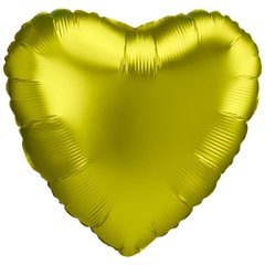 Фольгированный шар Anagram 18” Сердце сатин Lemon