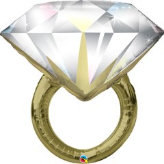 Фольгированный шар Qualatex Большая фигура свадебное кольцо