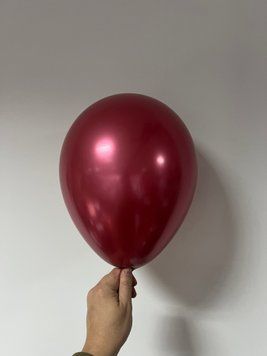 Латексна кулька Kalisan 12&rdquo; Хром Червоний / Mirror Red (50 шт)