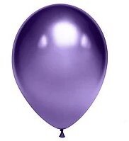 Латексна кулька Китай 5” Хром Фіолетовий (100шт)