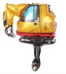 Фольгированный шар Мини фигура екскаватор 35х33 см (Китай)