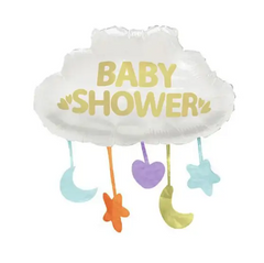 Фольгированный шар Большая фигура Облако Baby shower белый 77х74 см (Китай)