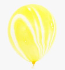 Латексна кулька Китай 12" Агат Жовтий (100 шт)