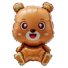 Фольгована кулька Велика фігура Ведмедик коричневий 44*68 см (Китай)