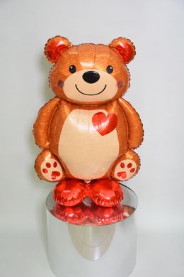 Стоячая фигура Мишка с сердцем (105 см) Китай