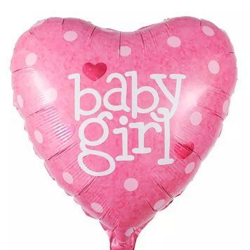 Фольгована кулька 18&rdquo; серце baby girl Китай