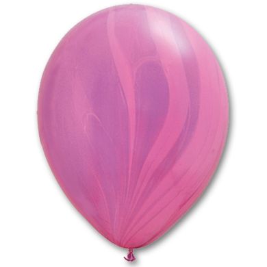 Латексна кулька Qualatex 11″ Супер Агат Рожево-Фіолетовий (25 шт)