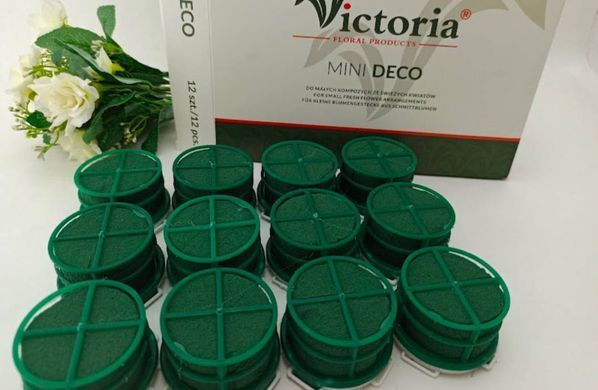 Флористическая пена зеленая Mini &ndash; deko Victoria