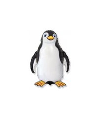 Фольгированный шар Flexmetal Большая фигура Пингвин чёрный (96см)
