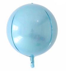 Фольгированный шар 32” Сфера Голубая (Китай)