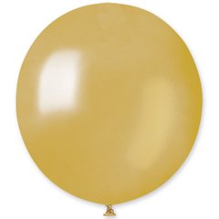 Латексна кулька Gemar 19” Металік Сатин Золотий #74 (1 шт)