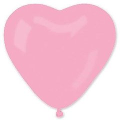 Латексный шар 17 дм Сердце светло Розовое(06) – 1 шт.