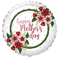 Фольгированный шар Flexmetal 18” круг Happy mother day