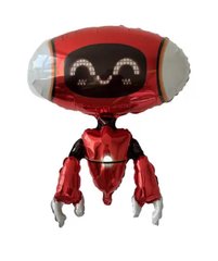Фольгована кулька Flexmetal Велика фігура Робот Червоний