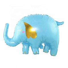 Велика фігура слоник блакитний 84 см (кіт)