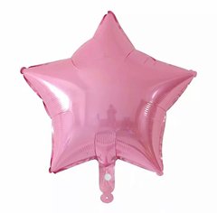 Фольгована кулька 18” Зірка Рожевий Пастель (Китай)