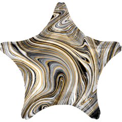 Фольгированный шар Anagram 18" звезда агат черный black marble
