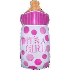 Фольгированный шар Большая фигура бутылочка для девочки (Китай)