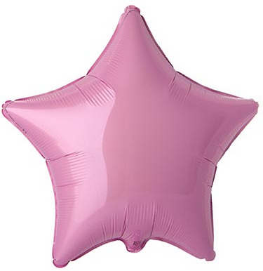 Фольгована кулька Flexmetal 32" Зірка пастель Рожевий