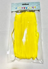 Фольгована штора для фотозон Жовта (1.2*2 м)