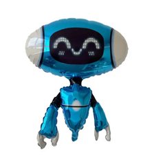Фольгированный шар Flexmetal Большая фигура Робот Синий