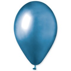 Латексна кулька 13" ХРОМ синій GEMAR shinyblue # 092 (50 шт)