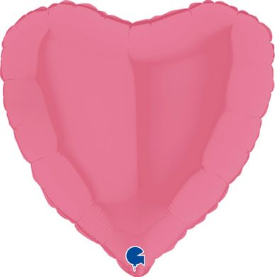 Фольгована кулька Grabo 18” Серце Пастель Рожеве (Bubble Gum)