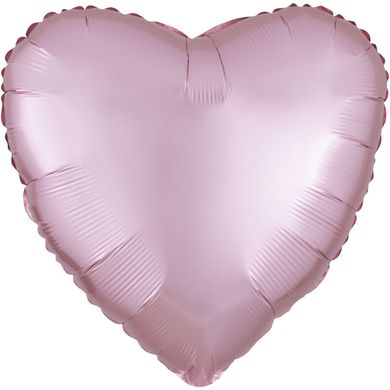 Фольгированный шар Anagram 18″ Сердце сатин Светло-Розовое