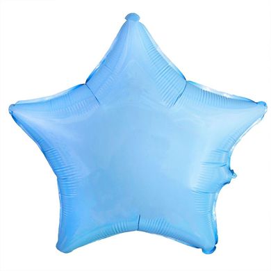 Фольгированный шар Flexmetal 18″ Звезда Пастель Голубой