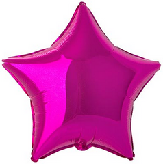 Фольгированный шар Flexmetal 32” Звезда Фуксия