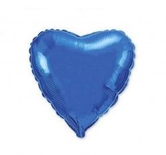 Фольгована кулька 5” Серце Синє (Китай)