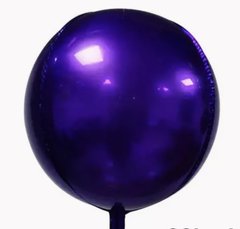 кулька фольгований сфера 3D фіолетовий 22" Китай