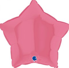 Фольгированный шар Grabo 18” Звезда Пастель Розовый (Bubble Gum)