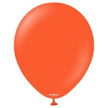 Латексна кулька Kalisan 12&rdquo; Пастель Полум&rsquo;яно-оранжевий, ( Standard Flame Orange) 30см (1 шт)