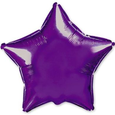 Фольгированный шар Flexmetal 18″ Звезда Фиолетовый