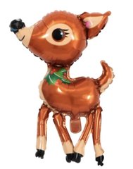Фольгована Кулька Стояча фігура Оленя 3D з ніжками 65х43 см Нг (Китай)