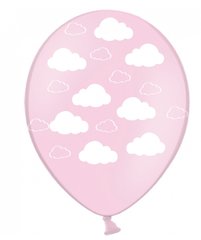 Латексный шар Belbal 12" Облака на розовом (1 шт)