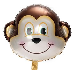 Фольгированный шар Мини фигура голова обезьянки (Китай)