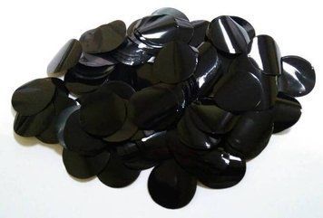 Конфетти Кружочки 23 мм Чёрные (500 г)
