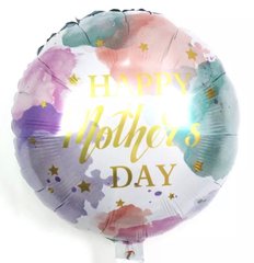 Фольгированный шар 18” круг happy mother day Краски Китай