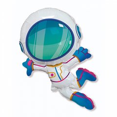 Фольгована кулька Flexmetal Велика фігура космонавт